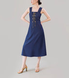 DR23912 Denim Dress/Pre-order