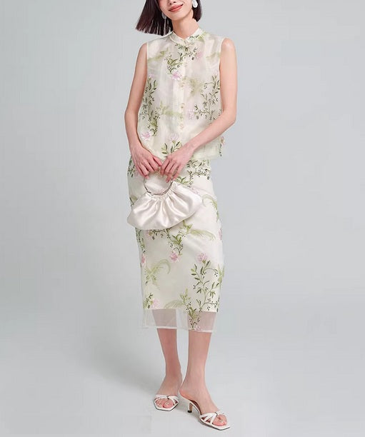 DR235305 Oriental Vest Top/Skirt {Pre-order}