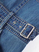 DR235055 Denim Dress/Pre-order