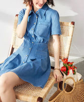 DR23882 Denim Dress/Pre-order