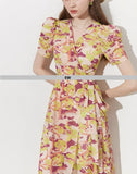 DR23902 Wrap Dress/Pre-order