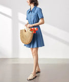 DR23882 Denim Dress/Pre-order