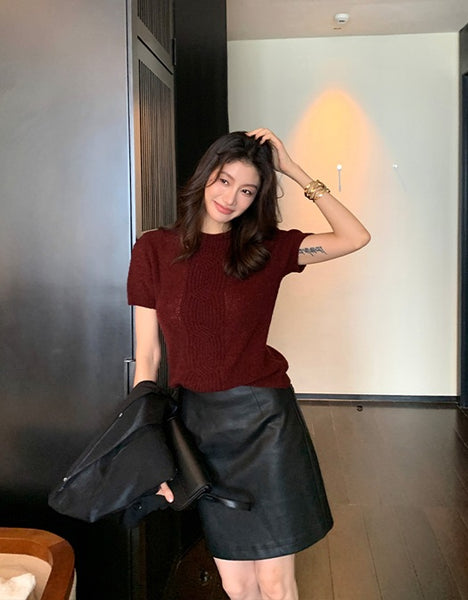 DR235616 Knit Top/Pre-order 2 colour