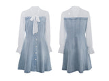 DR23249 Denim Dress/Pre-order