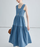 DR23885 Denim Dress/Pre-order