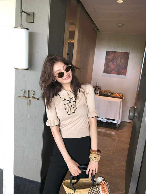 DR236080 Knit Top/Pre-order