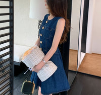 DR23354 Denim Dress/Pre-order