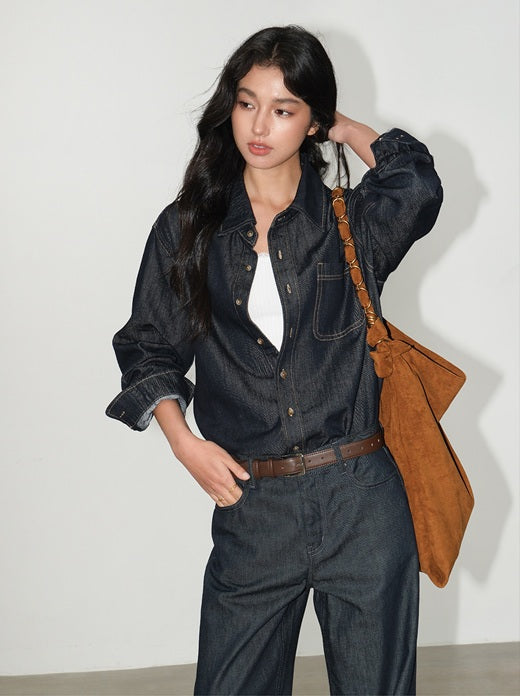 DR236224 Denim Top/ Pre-order
