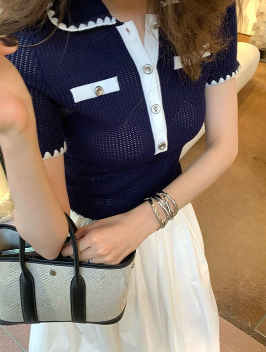 DR236013 Knit Top/Pre-order