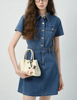 DR235055 Denim Dress/Pre-order