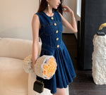 DR23354 Denim Dress/Pre-order