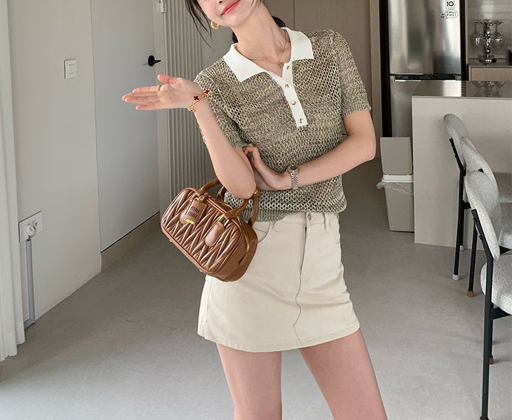 DR236062 Knit Top/Pre-order