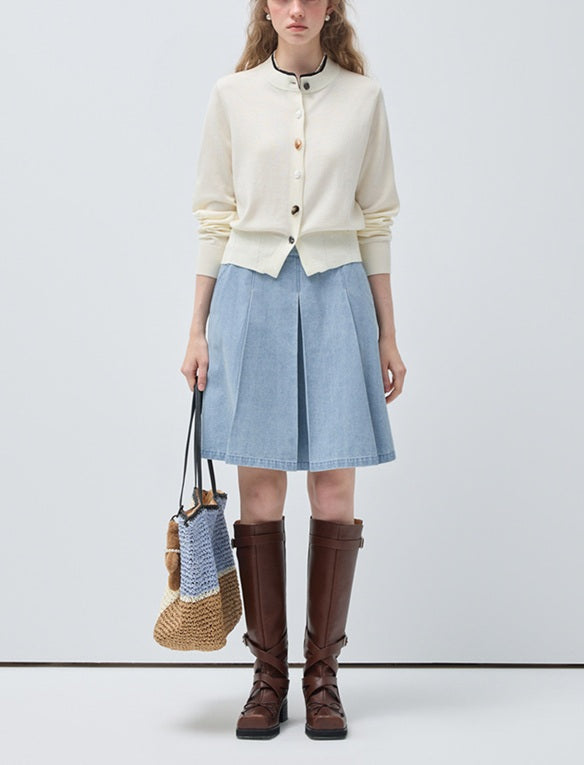 DR236009 Denim Skirt/Pre-order