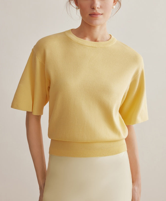 DR236005 Knit Top/Pre-order 2 Colours