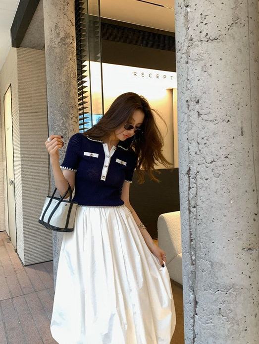 DR236013 Knit Top/Pre-order
