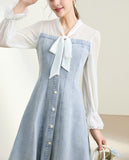 DR23249 Denim Dress/Pre-order