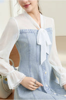 DR23249 Denim Dress/Pre-order