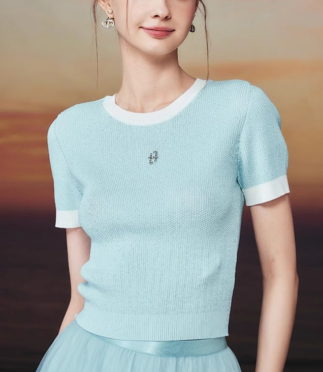 DR23713 Knit Top/Pre-order