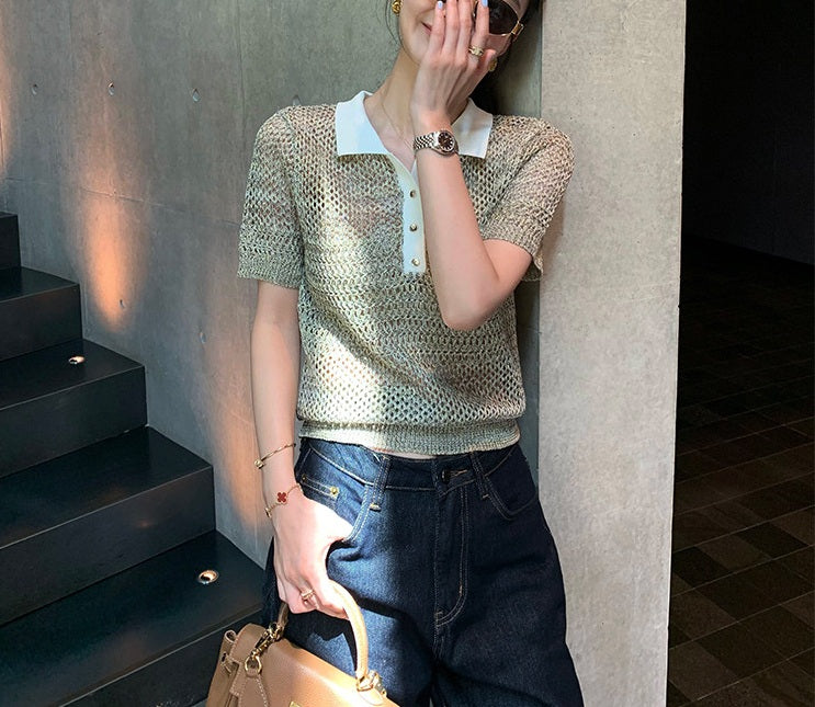 DR236062 Knit Top/Pre-order