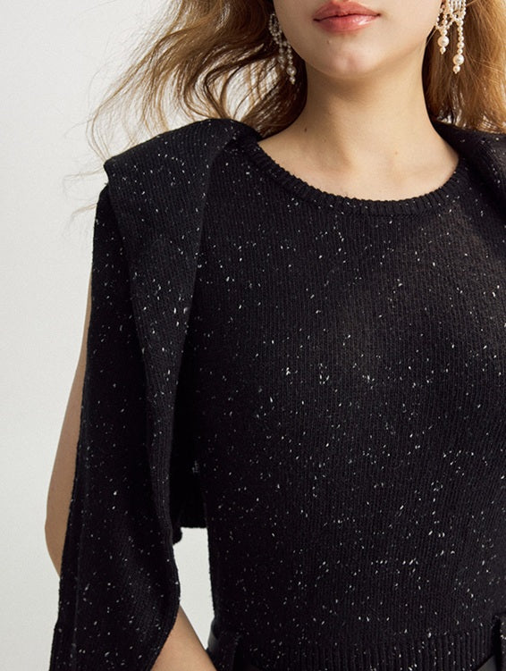 DR235833 Knit Dress+Cardigan {Pre-order}