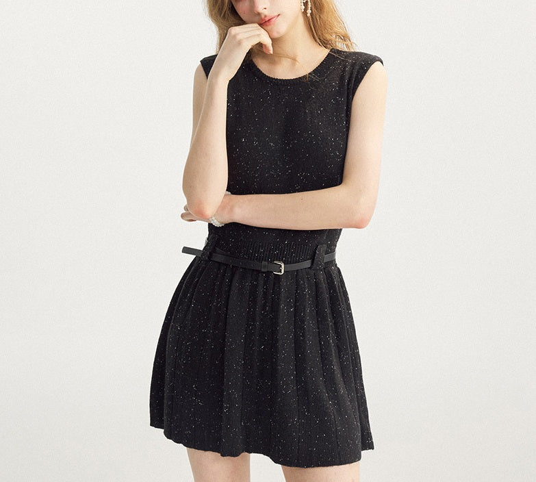 DR235833 Knit Dress+Cardigan {Pre-order}