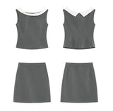 DR236243 Top/Skirt{Pre-order 2 colours}