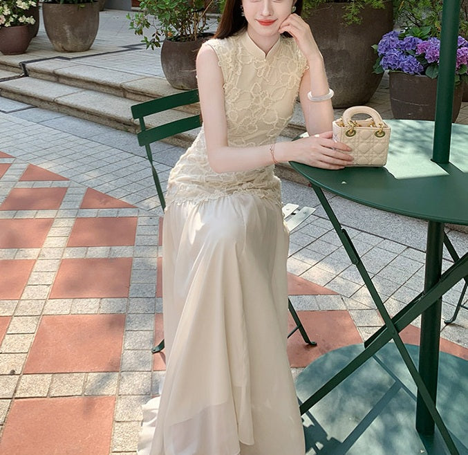 DR235325/Pre-order 2 Styles{Sleeveless & Short Sleeve}