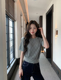 DR236303 Knit Top/Pre-order 2 colours
