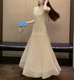 DR235325/Pre-order 2 Styles{Sleeveless & Short Sleeve}