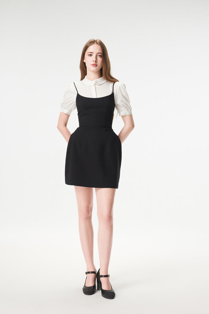 DR236086 White Top/Dress{Pre-order}