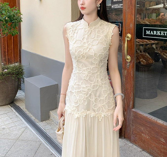 DR235325/Pre-order 2 Styles{Sleeveless & Short Sleeve}