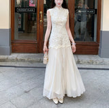 DR235325/Pre-order 2 Styles{Sleeveless & Short Sleeve}