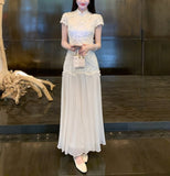 DR235325/Pre-order 2 Styles{Sleeveless & Short Sleeve}