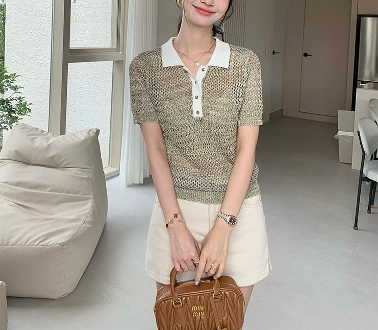 DR236062 Knit Top/Pre-order