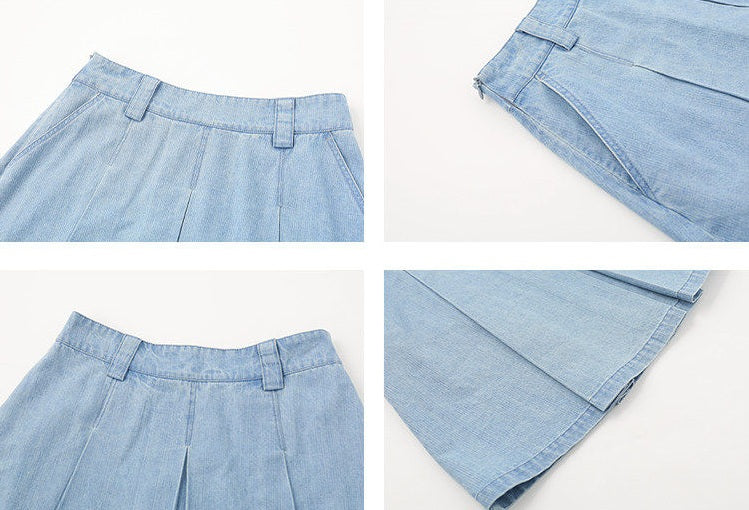 DR236009 Denim Skirt/Pre-order