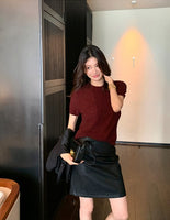 DR235616 Knit Top/Pre-order 2 colour