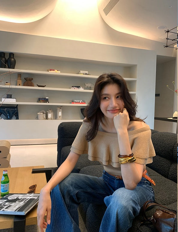 DR235703 Knit Top/Pre-order