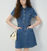 DR235055 Denim Dress/Pre-order