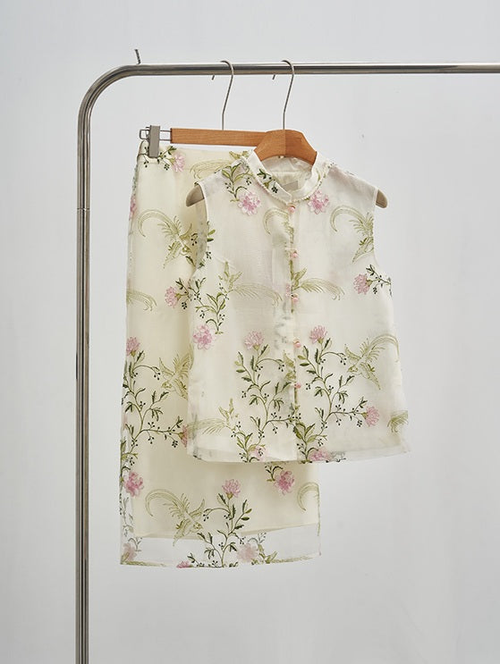 DR235305 Oriental Vest Top/Skirt {Pre-order}