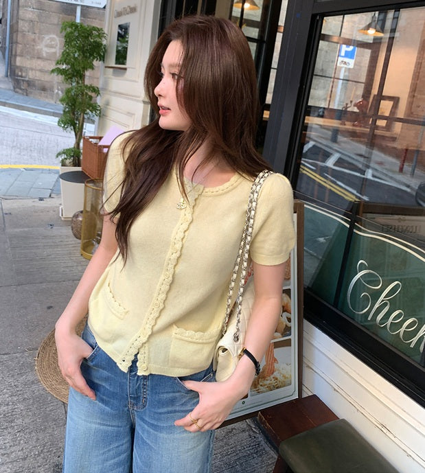 DR236214 Knit Top/Pre-order 2 colours