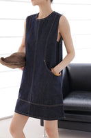 DR235528 Denim Dress/Pre-order