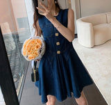 DR23354 Denim Dress/Pre-order