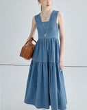 DR23885 Denim Dress/Pre-order