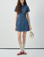 DR235055 Denim Dress/Pre-order