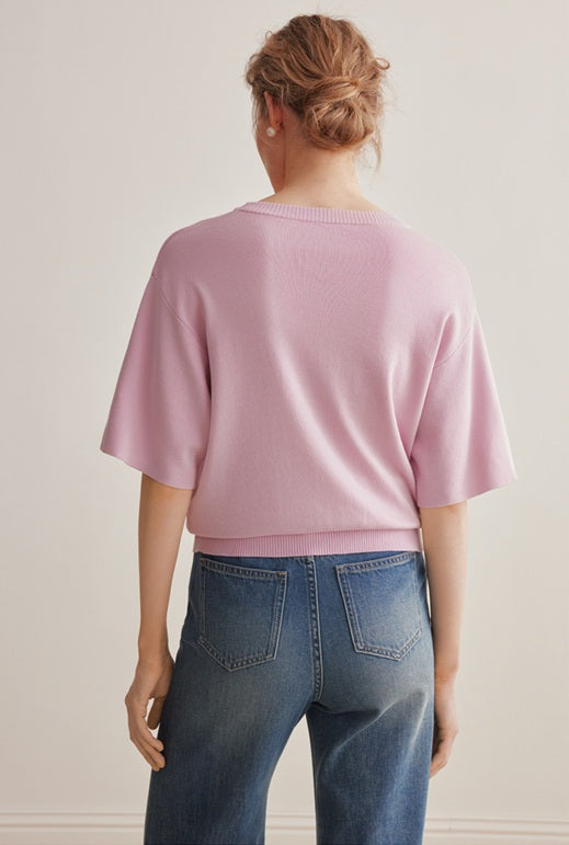 DR236005 Knit Top/Pre-order 2 Colours