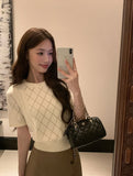 DR236303 Knit Top/Pre-order 2 colours