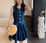 DR23354 Denim Dress/Pre-order