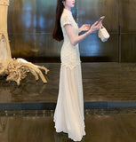 DR235325/Pre-order 2 Styles{Sleeveless & Short Sleeve}