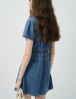 DR235055 Denim Dress/Pre-order