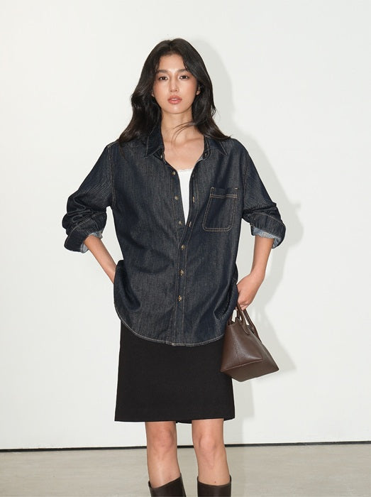 DR236224 Denim Top/ Pre-order